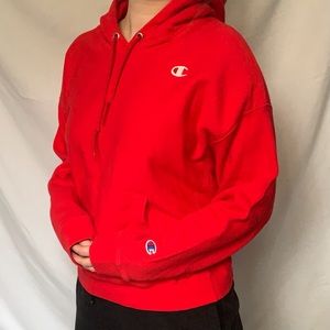 Red Champion Hoodie